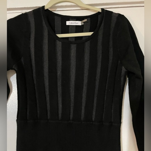 Calvin Klein Black long sleeve dress size small NWT - Picture 10 of 10